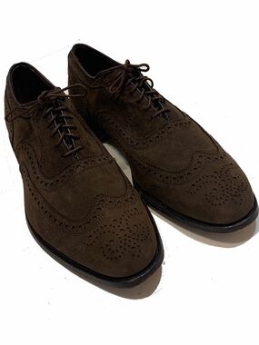 Allen Edmonds mcallister suede Oxford shoes